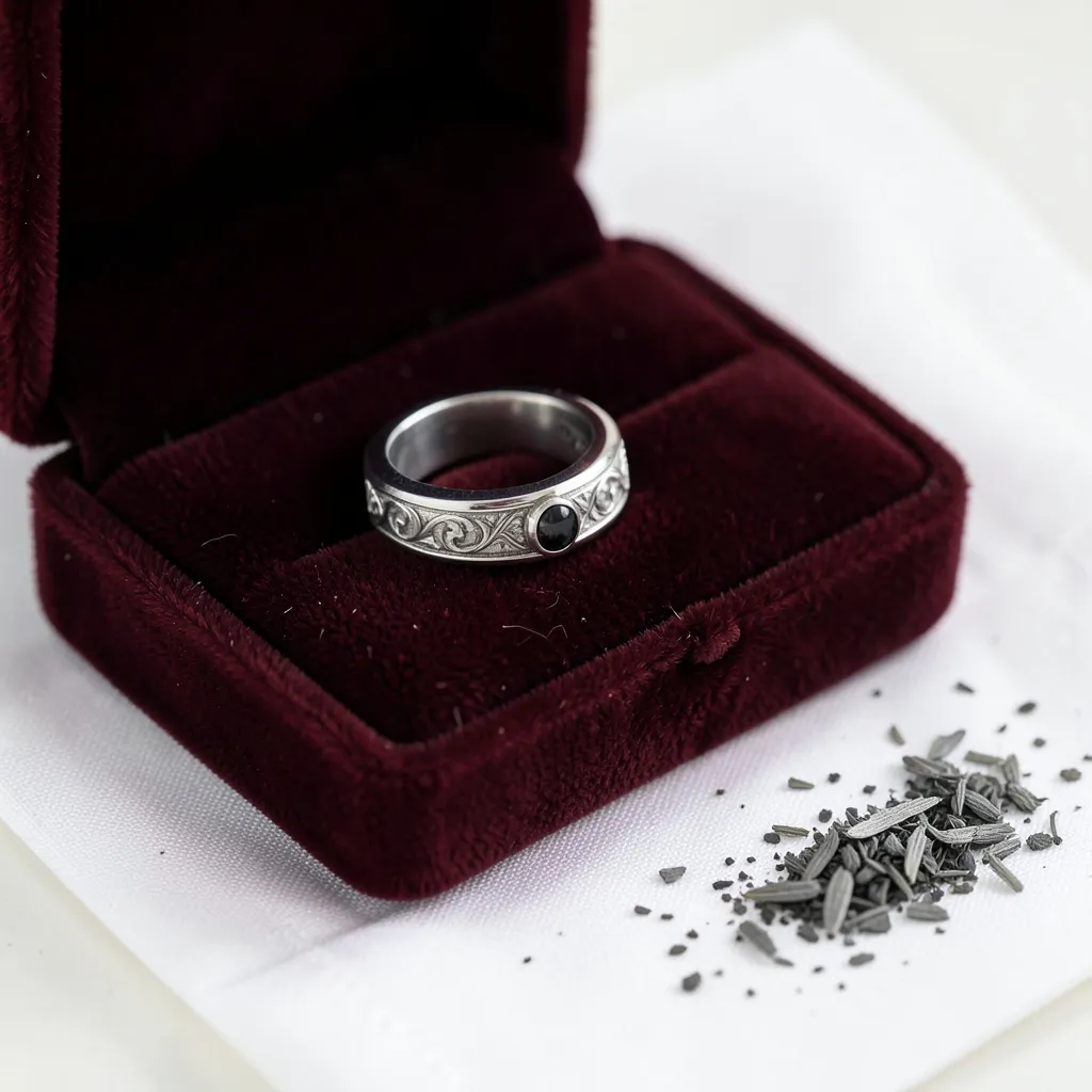 Aschering — Schmuck aus Kremationsasche