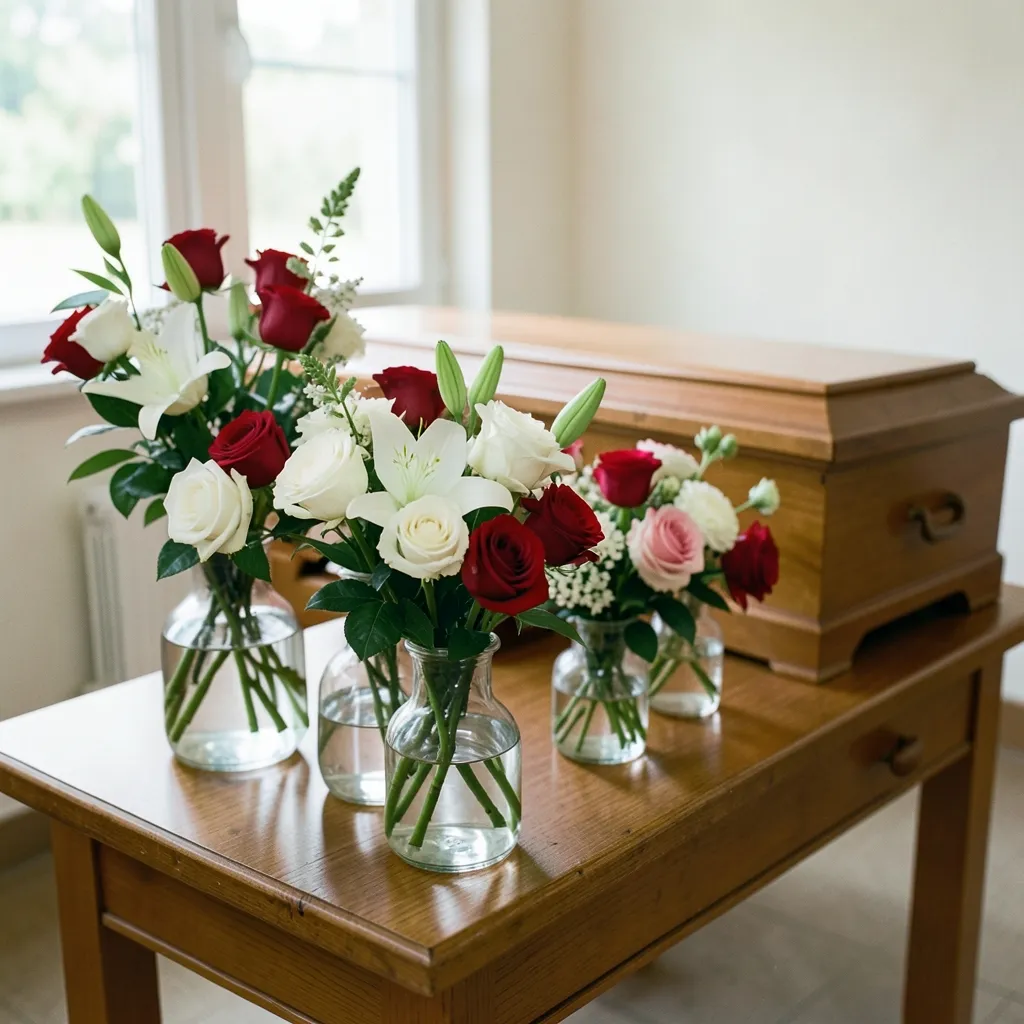Blumenspende statt Kranz — Ankündigung, Ablauf und Kosten der Blumenspenden