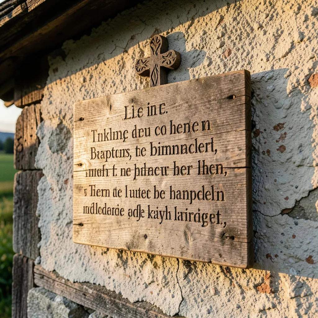 Dankestafel: Das Totenbrett der Danksagung und seine Tradition