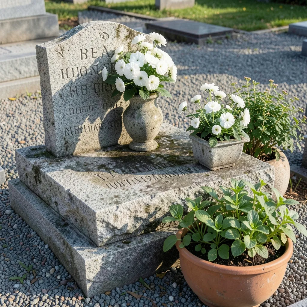 Grabvase und Grabschale — Formen, Materialien und Bepflanzung