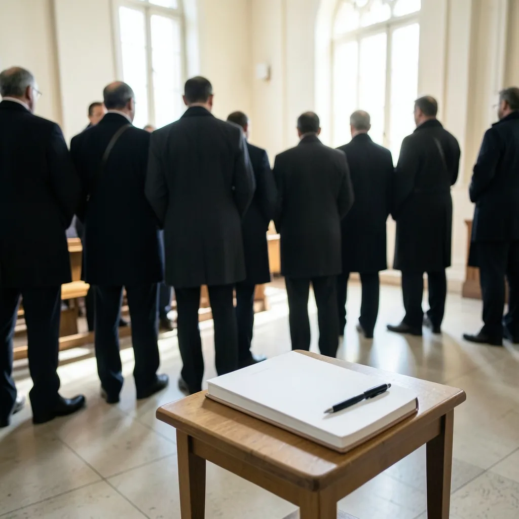 Der Kondolenzgang — Beileid bekunden nach alter Ordnung